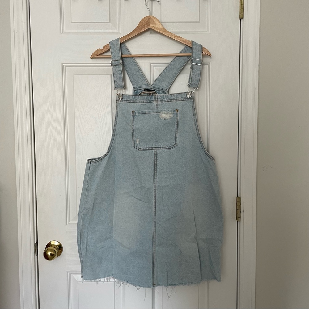 Wild Fable Light Blue Denim Overalls